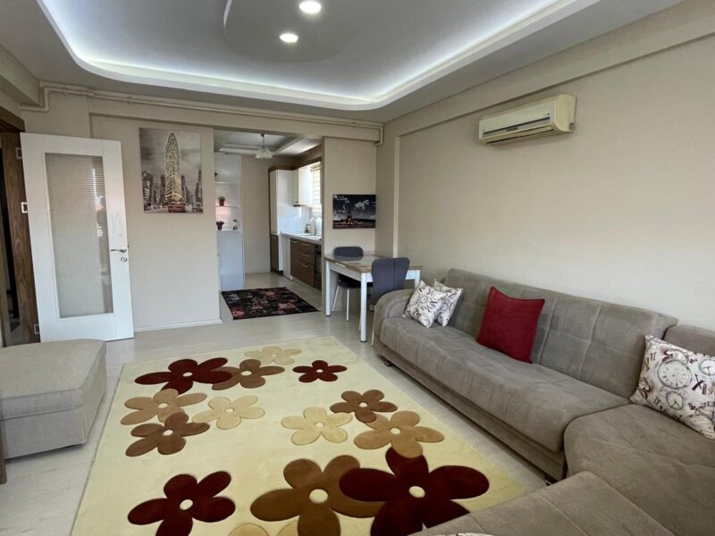 İzmir Tire’de Eşyalı Kiralık 1+1 Lüks Daire